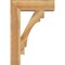 Ekena Millwork Merced Block Rough Sawn Bracket w/ Offset Brace, Western Red Cedar, 8"W x 26"D x 38"H BKT0806X26X38MRC05RWR - alternate 4